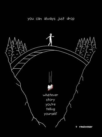 YOU CAN ALWAYS DROP WHATEVER STORY