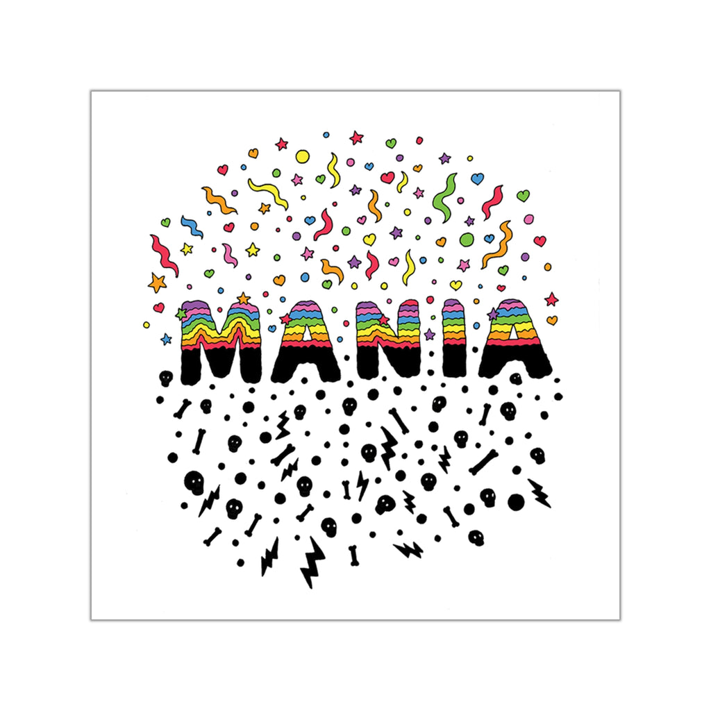 MANIA (Square Vinyl Sticker)
