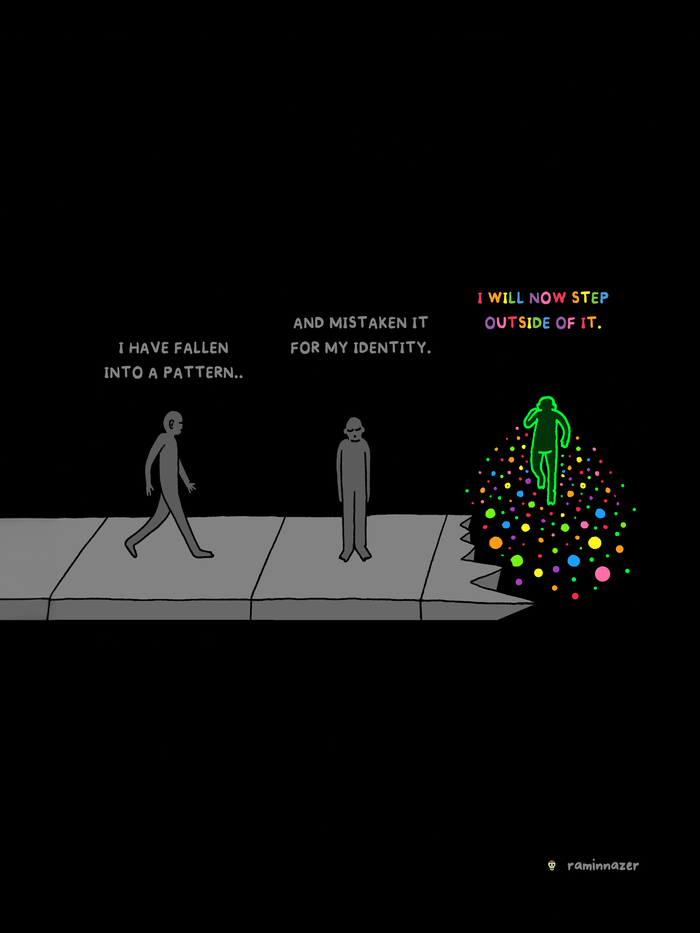 I HAVE FALLEN INTO A PATTERN