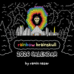 Rainbow Brainskull 2026 Calendar (BLACK)