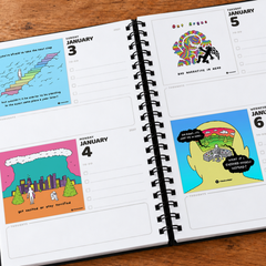 2027 Rainbow Brainskull Planner
