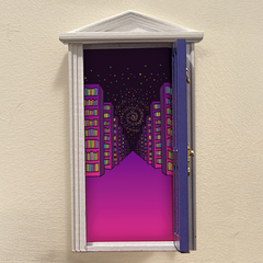 RAINBOW BRAINSKULL MAGIC DOOR (PURPLE)