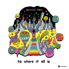 Rainbow Brainskull 2026 Calendar (WHITE)