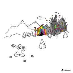 Rainbow Brainskull 2026 Calendar (WHITE)