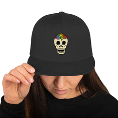 RAINBOW BRAINSKULL Snapback Hat