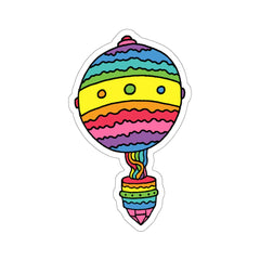 Hot Air Balloon (Kiss-Cut Sticker)
