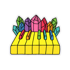 Crystal Piano (Kiss-Cut Sticker)