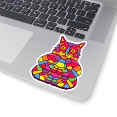 Polygon Cat (Kiss-Cut Sticker)