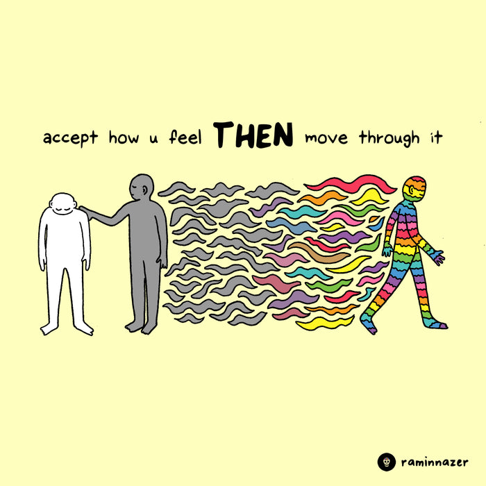ACCEPT HOW U FEEL (Soft Lightweight T-shirt)