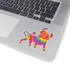Rainbow Ox (Kiss-Cut Sticker)