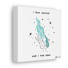 I LOVE CONTROL (Canvas Gallery Wrap)
