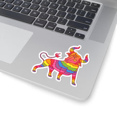 Rainbow Ox (Kiss-Cut Sticker)
