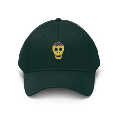 Rainbow Brainskull Unisex Twill Hat