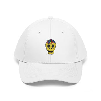 Rainbow Brainskull Unisex Twill Hat