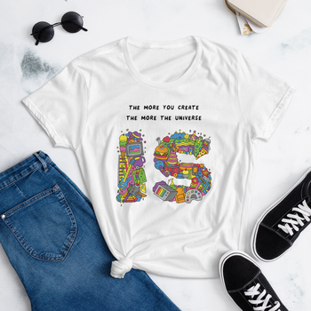 THE MORE YOU CREATE (Women's Fashion Fit Tee)
