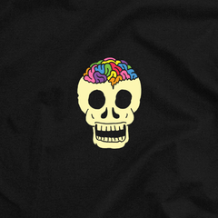 Rainbow Brainskull T-Shirt (Black)