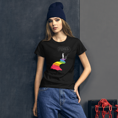 MOVE PAST (Women's Fashion Fit Tee)