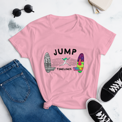 JUMP TIMELINES (Women's Fashion Fit Tee)